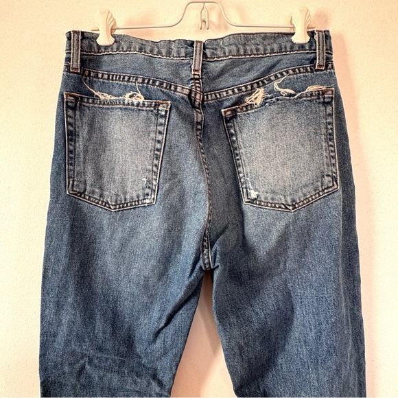 Reformation The Julia High Rise Cigarette Jean in Antigua Wash Distressed Sz 29 - Picture 10 of 15